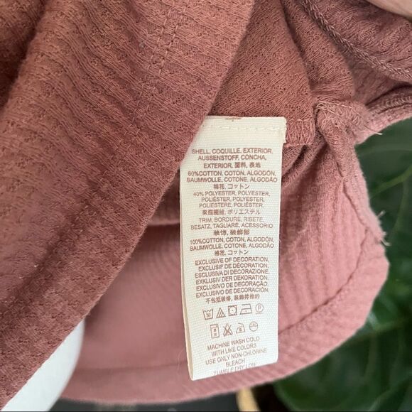 Free People Dusty Pink V Neck XS - Picture 8 of 9